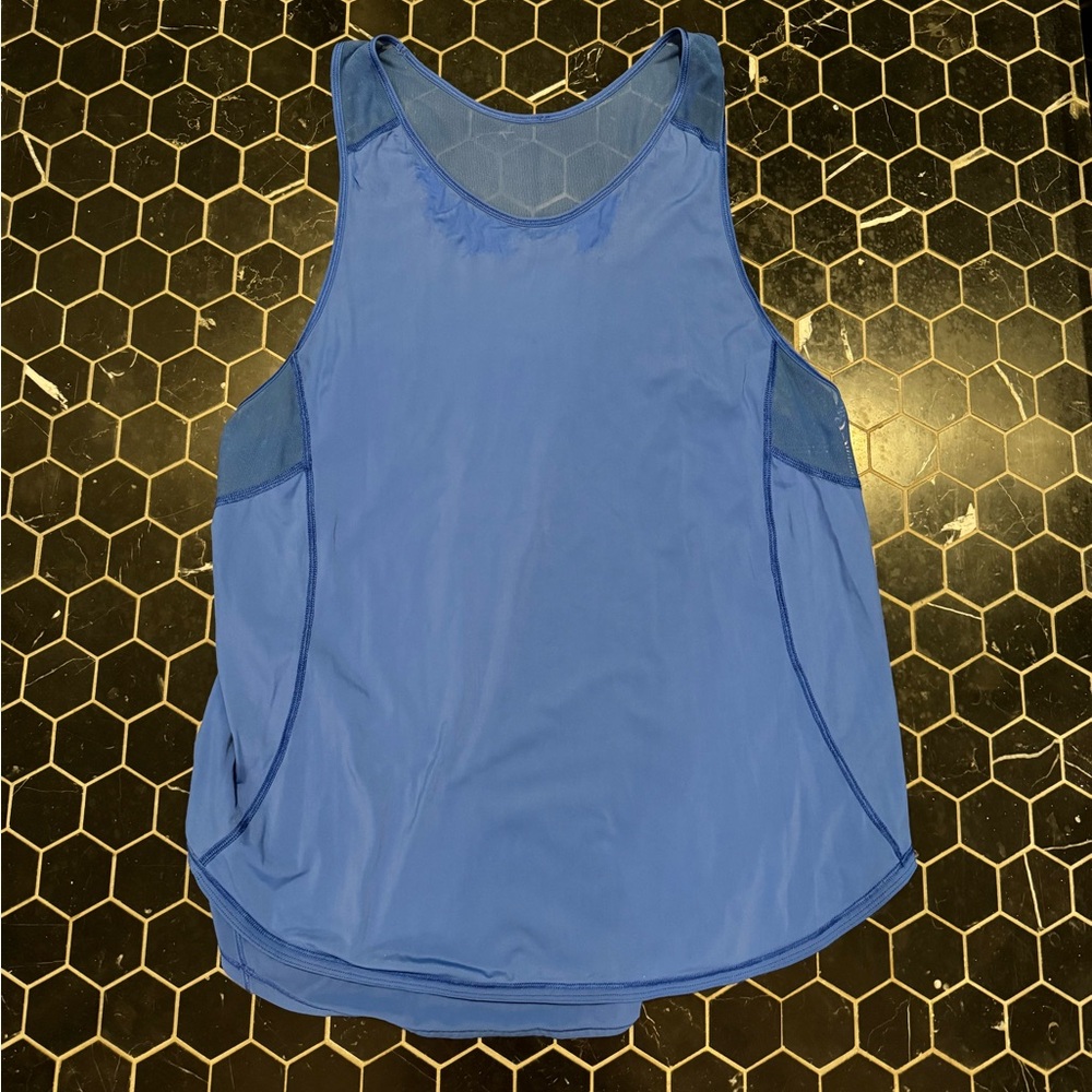 Blue lululemon tank